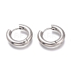 Tarnish Resistant 201 Stainless Steel Huggie Hoop Earrings EJEW-O095-05-26-1