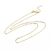925 Sterling Silver Beadable Necklaces STER-I021-01G-4