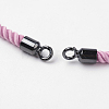 Nylon Twisted Cord Bracelet Making MAK-K006-B-3