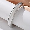 304 Stainless Steel Cuff Bangles BJEW-S161-05P-2