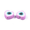 Handmade Polymer Clay Beads CLAY-T019-08E-4