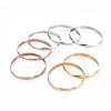 Fashion 201 Stainless Steel Bangle Sets BJEW-L664-024A-M-1-2