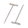 Non-Tarnish Nickel Plated Steel T Pins for Blocking Knitting FIND-D023-01P-04-2