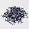 Glass Twisted Bugle Beads SEED-E002-9mm-829#-2