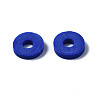 Handmade Polymer Clay Beads Strands X-CLAY-R089-6mm-096-7