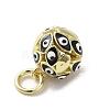 Brass Enamel Charms KK-E092-12G-07-2