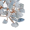 Natural Aquamarine Chips Tree Decorations DJEW-M012-02B-3