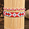 Bohemian Style Geometric Glass Seed Bead Handmade Bracelet Sets for Women FL7328-2-1