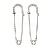 304 Stainless Steel Safety Pins Brooch Findings STAS-K252-11E-P-1