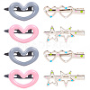 20Pcs 4 Style Plastic Snap Hair Clips PHAR-CP0001-24-1
