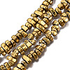 Electroplate Non-magnetic Synthetic Hematite Beads Strands G-T061-102L-1