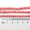 Synthetic Imperial Jasper Dyed Beads Strands G-D077-A01-02K-5