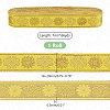 Ethnic Style Polyester Ribbon OCOR-WH0085-24-2