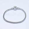 304 Stainless Steel European Style Bracelets for Jewelry Making PPJ-F002-01B-1