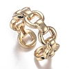 Brass Cuff Rings RJEW-F109-03-2