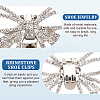 2Pcs Bowknot Alloy Rhinestone Shoe Decorations FIND-CP0002-24A-6