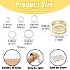 10 Styles Iron Open Jump Rings IFIN-YW0003-60B-2