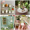 5Pcs Miniature Glass Vase Bottles with Polyester Cord AJEW-TAC00055-8