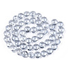 Electroplate Glass Beads Strands X-EGLA-Q084-14mm-11-3