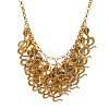 Exaggerated Alloy Multi-Layered Snake Bib Necklaces for Women FS-WGEB7D7-01-5