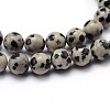 Natural Dalmatian Jasper Round Bead Strands X-G-J303-19-8mm-3