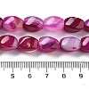 Natural Banded Agate Beads Strands G-G172-01K-5