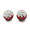 Gradient Color Design Polymer Clay Rhinestone Beads LS-CLAY-NH0001-03E-1