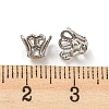 Non-Tarnish 316 Surgical Stainless Steel Bead Caps X-STAS-Q310-09B-P-3