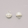1-Hole Plastic Buttons BUTT-WH0022-06E-1