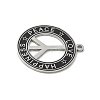 304 Stainless Steel Pendants STAS-F326-07P-2