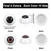   20 Sets 2 Colors Craft Eyes FIND-PH0006-28-6