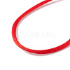 Heart Braided Nylon Cord Mobile Accessories HJEW-JM00607-04-5