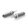 Synthetic Non-magnetic Hematite Pointed Pendants G-M378-01P-A16-3