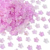 93G Frosted Acrylic Bead Caps FACR-YW0001-10G-1