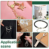 400Pcs 304 Stainless Steel Split Rings FIND-UN0016-08-6
