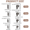   16 Sets 4 Styles Clothing Accessories FIND-PH0020-13B-2