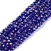 Electroplate Glass Beads Strands EGLA-A044-T2mm-B06-1