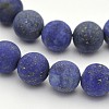 Natural Lapis Lazuli Round Beads Strands G-D660-8mm-1