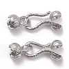 Locking Double Brass Bead Tips KK-Z018-14P-1