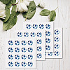 8 Sheets Plastic Waterproof Self-Adhesive Picture Stickers DIY-WH0428-012-5