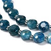Natural Apatite Beads Strands G-B153-A05-4