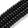 Natural Black Agate(Dyed & Heated) Beads Strands G-G177-F01-02-2