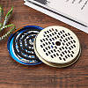 Tinplate Mosquito Coil Holder AJEW-WH0042-69LG-3