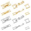 16Pcs 4 Styles Eco-Friendly Brass Watch Band Clasps KK-FH0007-10-1
