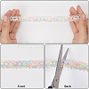 5 Yards Flower Polyester Lace Ribbon OCOR-GF0004-95C-5