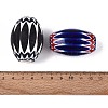 Handmade Millefiori Glass Barrel Beads LA-N002-32-3
