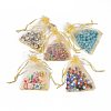 Organza Gift Bags with Drawstring OP-R016-9x12cm-15-4