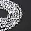 Imitate Austrian Crystal Bicone Glass Beads Strands X-GLAA-F029-4x4mm-13-2