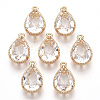 Transparent Glass Pendants GLAA-R212-11D-1