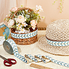 12M Polyester Jacquard Leaf Ribbon OCOR-OC0001-46A-5
